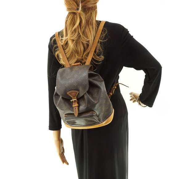 Auth Louis Vuitton Montsouris Mm #15766L45 - Picture 2 of 14